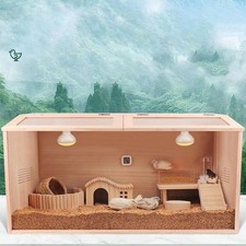 Chick Brooder Box Quail Cage Wooden Breeding Box