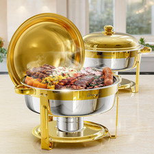 6L Gold Chafing Dish Buffet