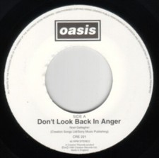 Oasis Don't Look Back In Anger 7" Jukebox Single UK 1996 Creation