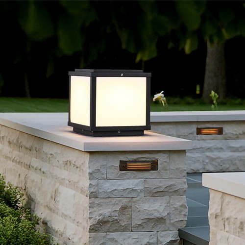 Yard pillar lamp home - yard, post