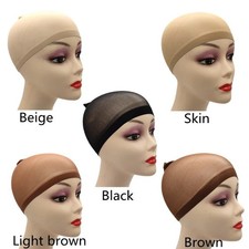 2x Wig Cap Nude Breathable