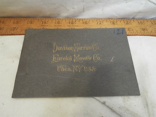 Davidson harrow eureka mower - davidson,