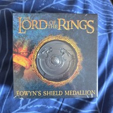 Lord of the Rings Eowyn's Shield Medallion  Collectible Ltd Edition Sealed DUST!