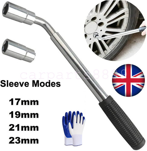 Extendable wheel brace wrench - wheel,