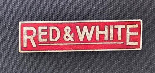 Red white enamel - &, coach
