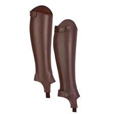 Shires Moretta Adults Leather Gaiters - Chestnut