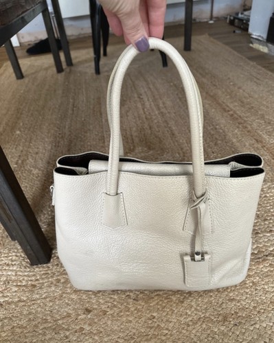 Borse pelle cream pebble - borse, grain