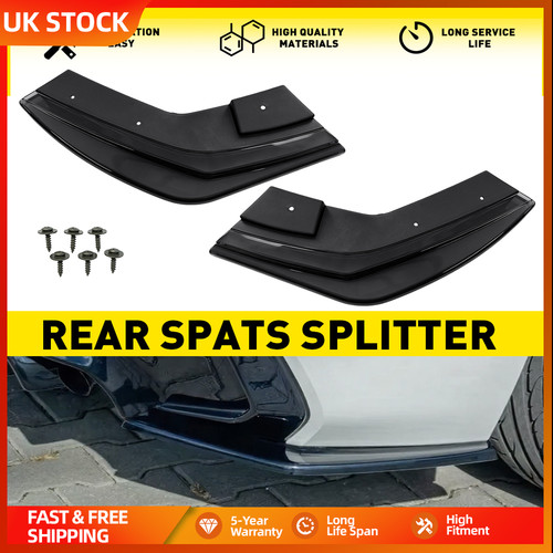Gloss black rear - rear, bumper