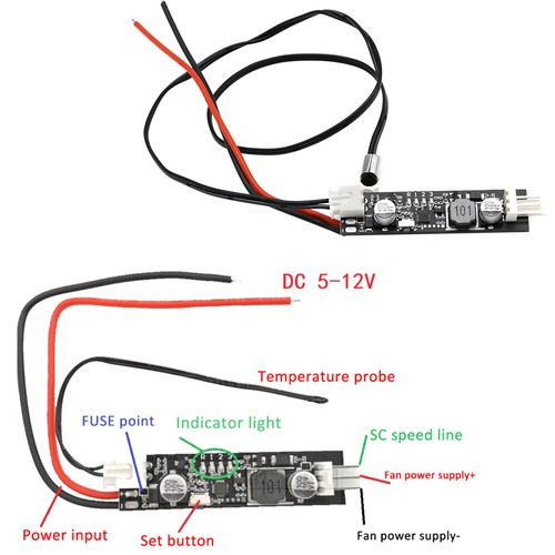 12v wire 2 4wire pwm - 5v, /2-4wire