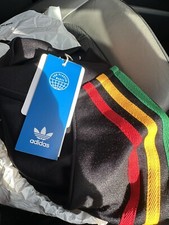 Adidas Originals Jamaica Black Rasta Bob Marley Gong Jacket Size XL 