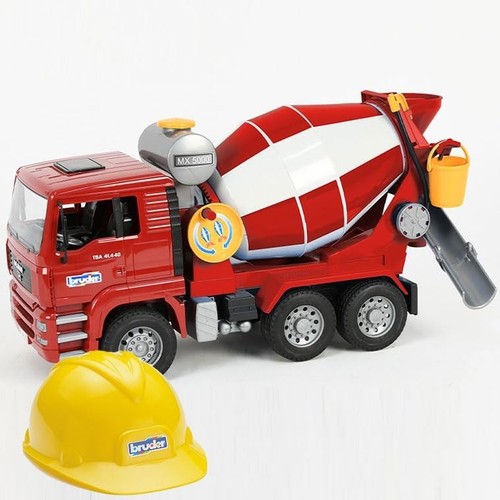 Bruder man cement mixer - man, with