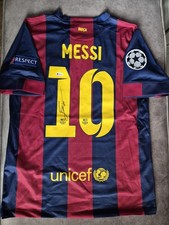 Messi BECKETT Witnessed Signed