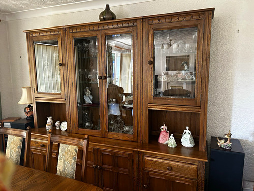 Wood rectangular ercol dining - ,