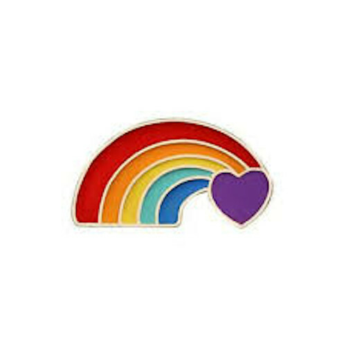 Rainbow badge gay lesbian - badge, gay/lesbian