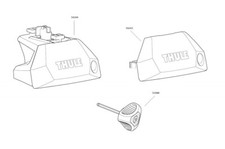 Thule Evo Flush Rail Foot Pack