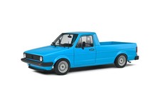 SOLID 1:18 CAR PICK UP VOLKSWAGEN CADDY MK1 1982 MIAMI BLUE ART S1803509