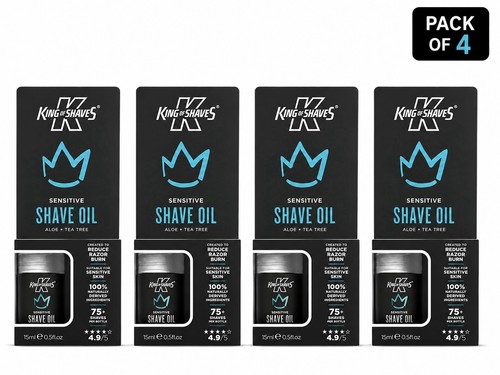 King shaves sensitive - of, shave