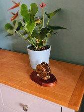 Antique The Milbro Brass Fishing Reel Mounted Tropy Rare Item Made In England  