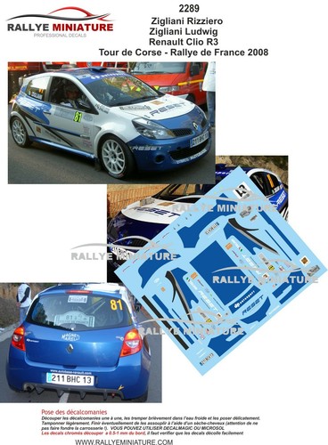 Decals ref 2289 renault - ref,