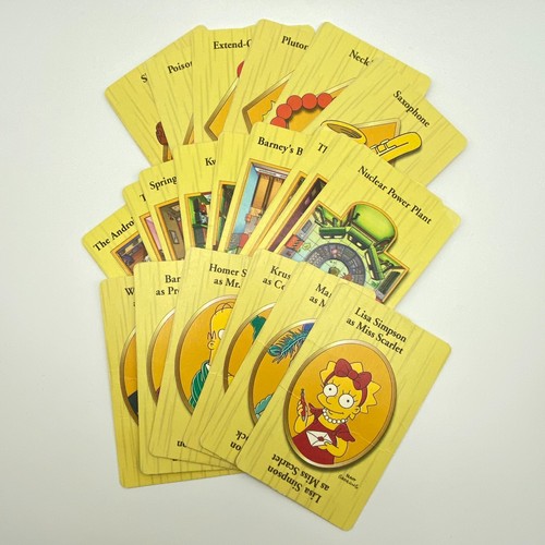 Clue the simpsons deck - simpsons, 21