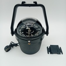 Vintage Simpson-Lawrence Maritime Marine Compass With Bracket