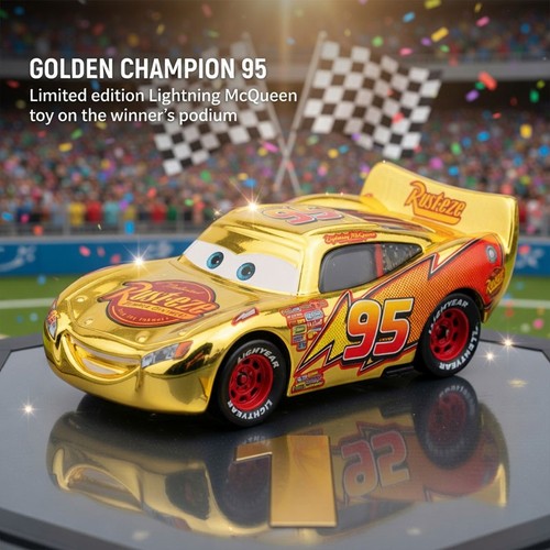 Disney pixar cars gold - pixar,