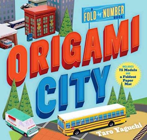 Origami city fold by number - city:, fold-by-number