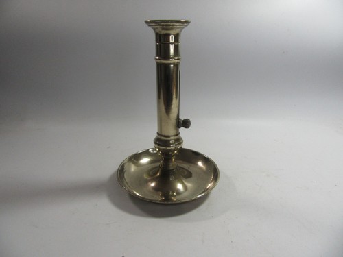 Vintage brass candlestick - brass,