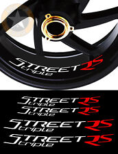 4 X RIM TRIM STICKERS FOR TRIUMPH STREET TRIPLE RS MOTORCYCLE STICKER 