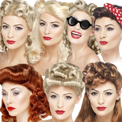 1940s pin wigs - pin, up