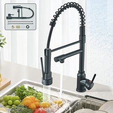 Black Kitchen Sink Mixer Tap