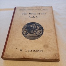 A.J.S Motorcycle Maintenance Book O.H.V Engine 1945-57