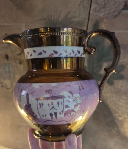 Antique large victorian pink - antique,