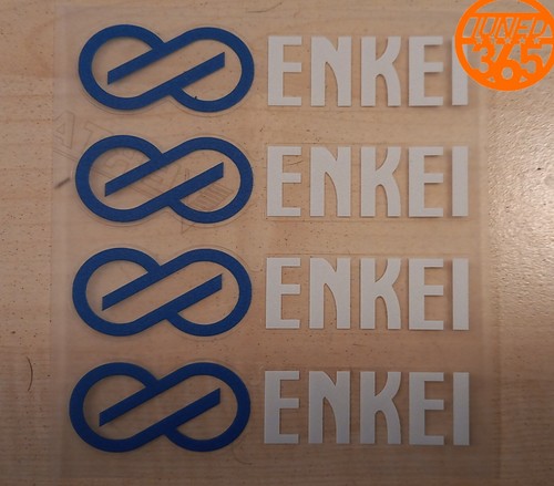 Enkei racing wheel - racing, stickers