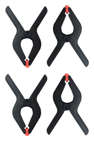 Plastic spring clamps - 4,