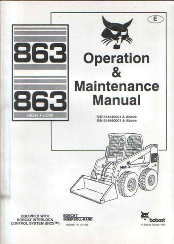 Bobcat skid steer loader - skid,