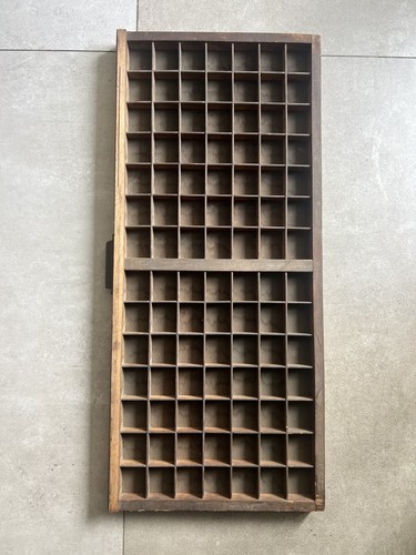 Vintage printer tray drawer - printer's,