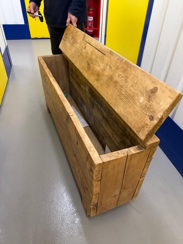 Rustic storage chest - rustic,