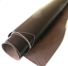 DARK BROWN 2MM THICK VEG TAN CRAFT LEATHER WET FORM - EMBOSSING HIDE OFFCUTS