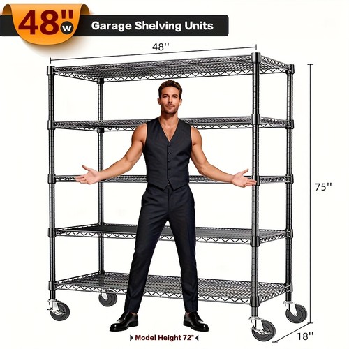 Mzg steel storage shelving - m,