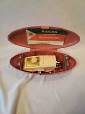 Vintage Singer Hand Held Poplable Button Sewing Machine