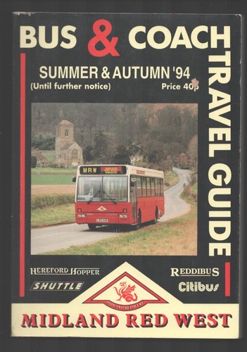 Midland red west bus - red,