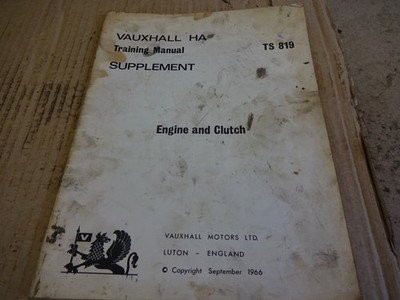 Vauhall van training manual - vauhall, ha