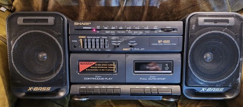 Vintage sharp boombox - vintage,