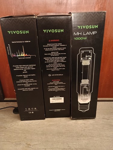 Vivosun 1000w grow light - mh,
