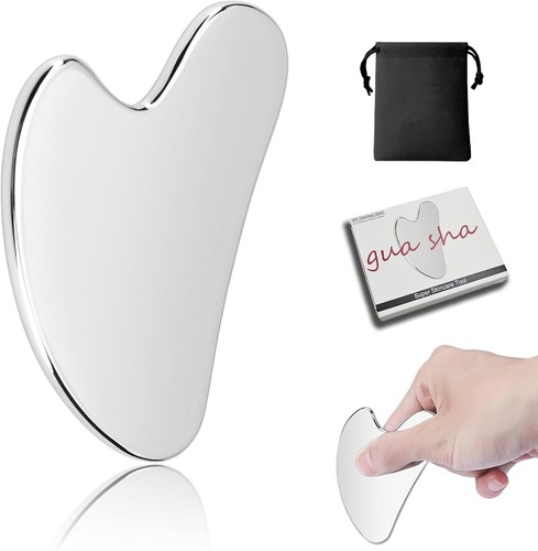 Gua sha facial tool stainless - gua,