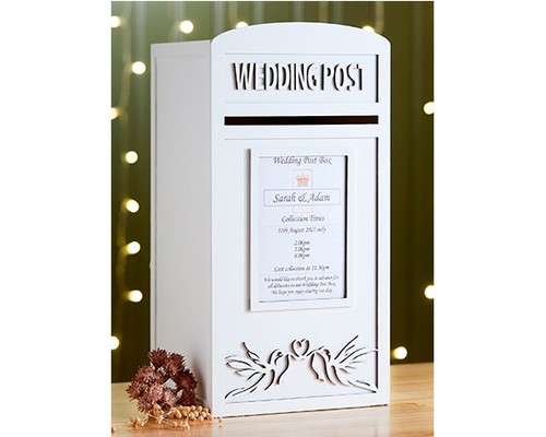 Large lockable white wedding - large,
