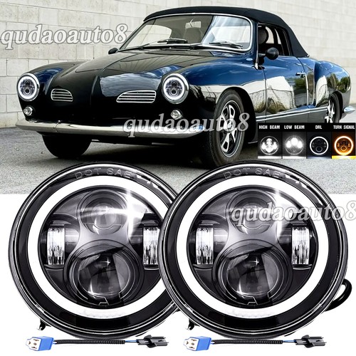 2pcs led headlights - 7",