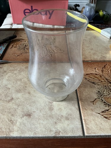 Transparent glass chimney lamp - chimney,