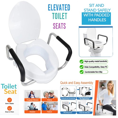 Disabled raised toilet - raised, seat